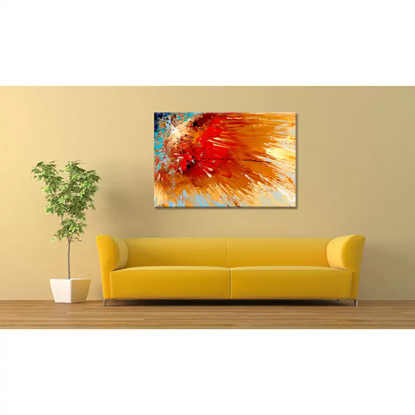 Handmålad Tavla Arkiio Explosion 90x60