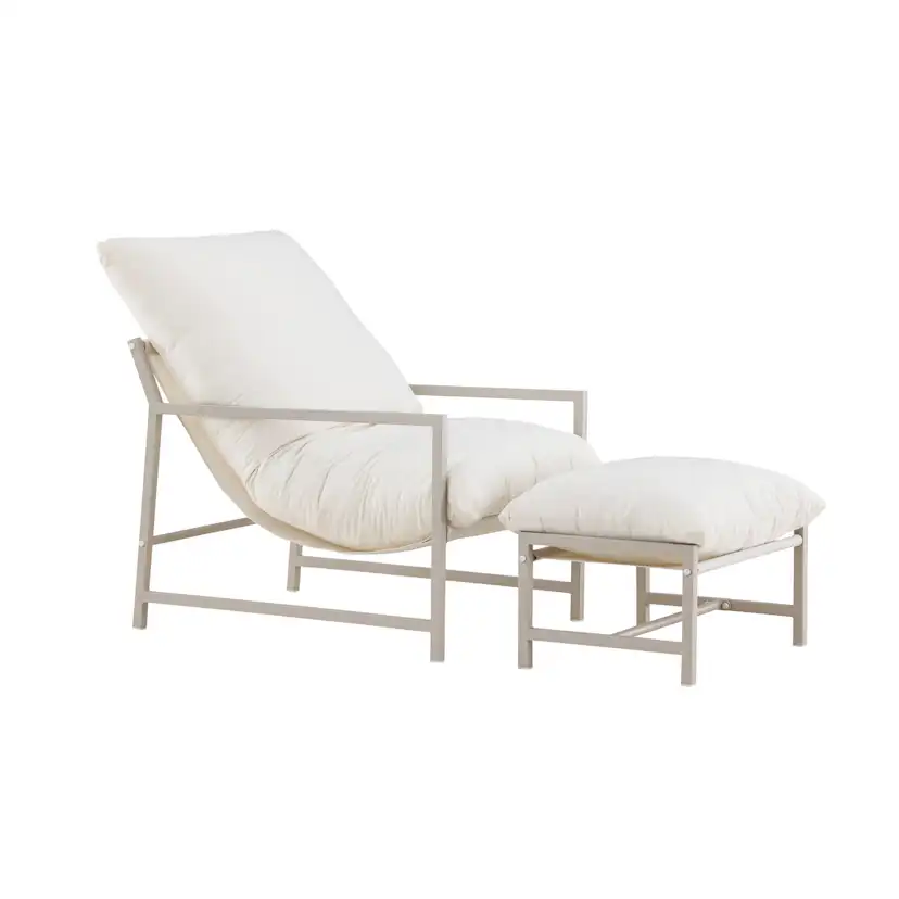 Corso Lounge Chair - Beige / Beige Beige