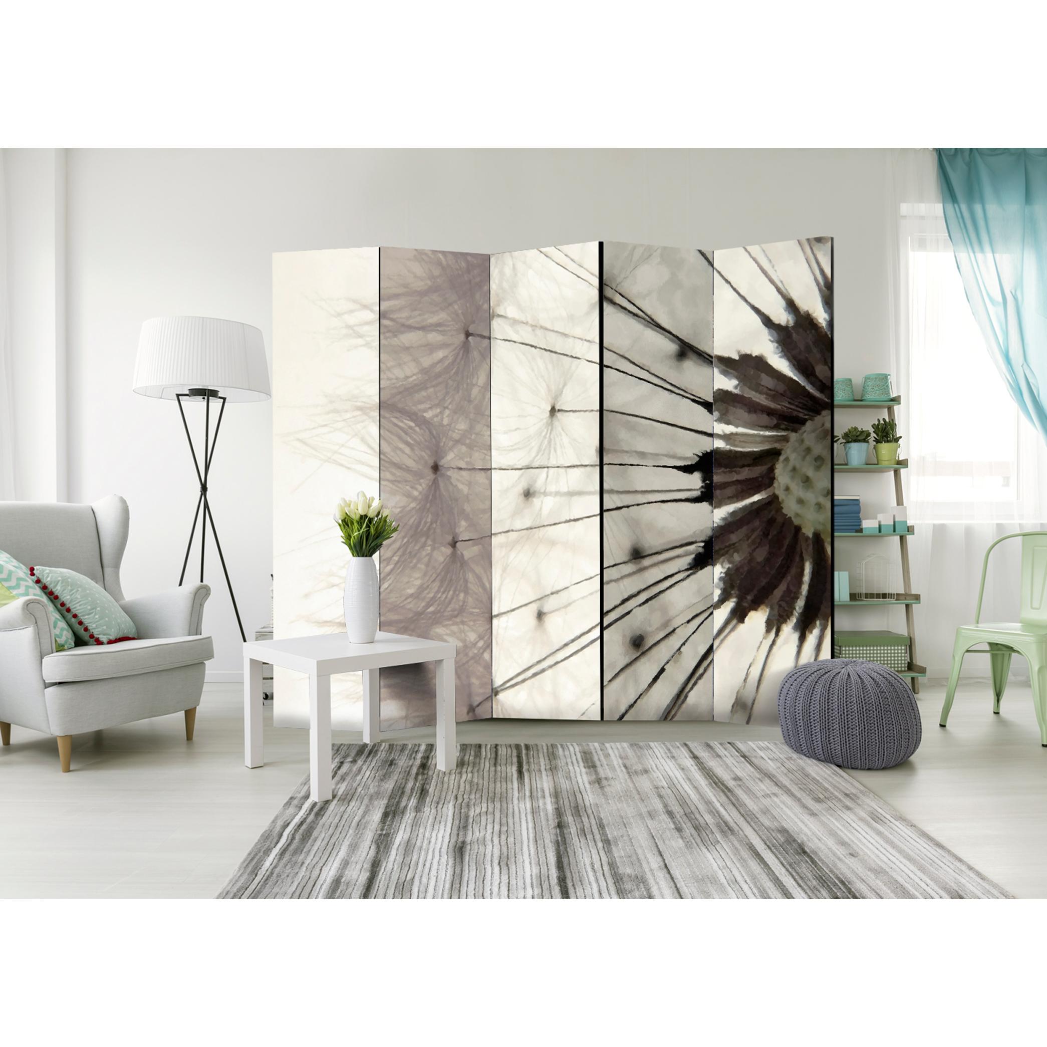 Rumsavdelare Arkiio White Dandelion II Vit/Grå 225x172 cm