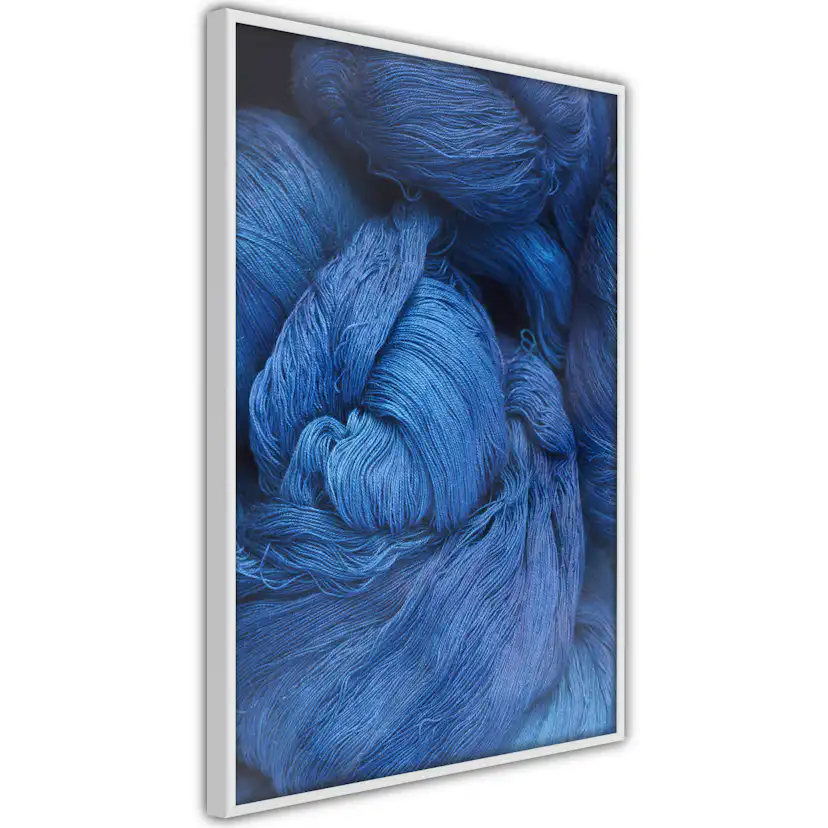 Poster Artgeist Affisch Blue Worsted