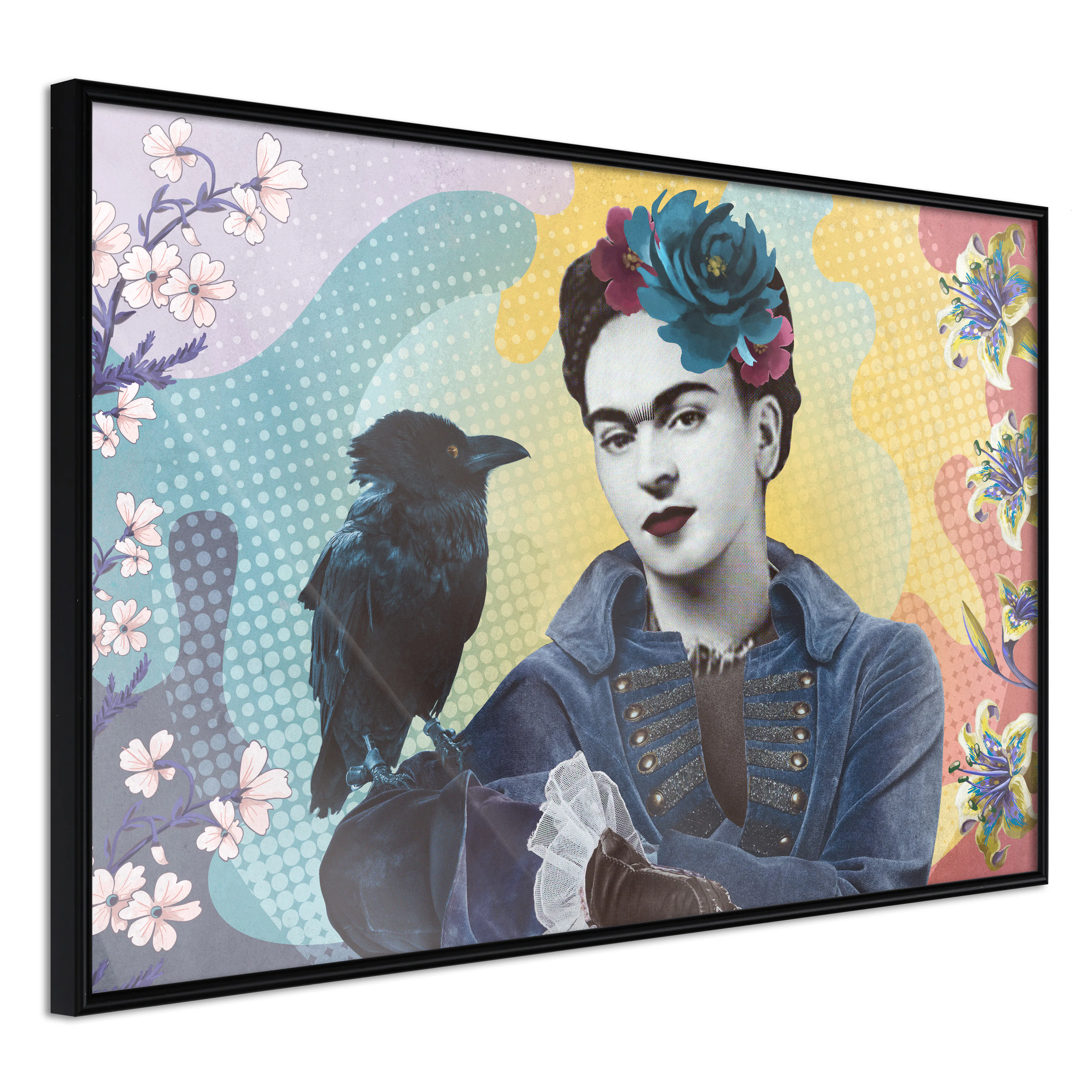 Affisch - Totemic Frida [Poster] 60x40 Svart ram, 60x40 cm