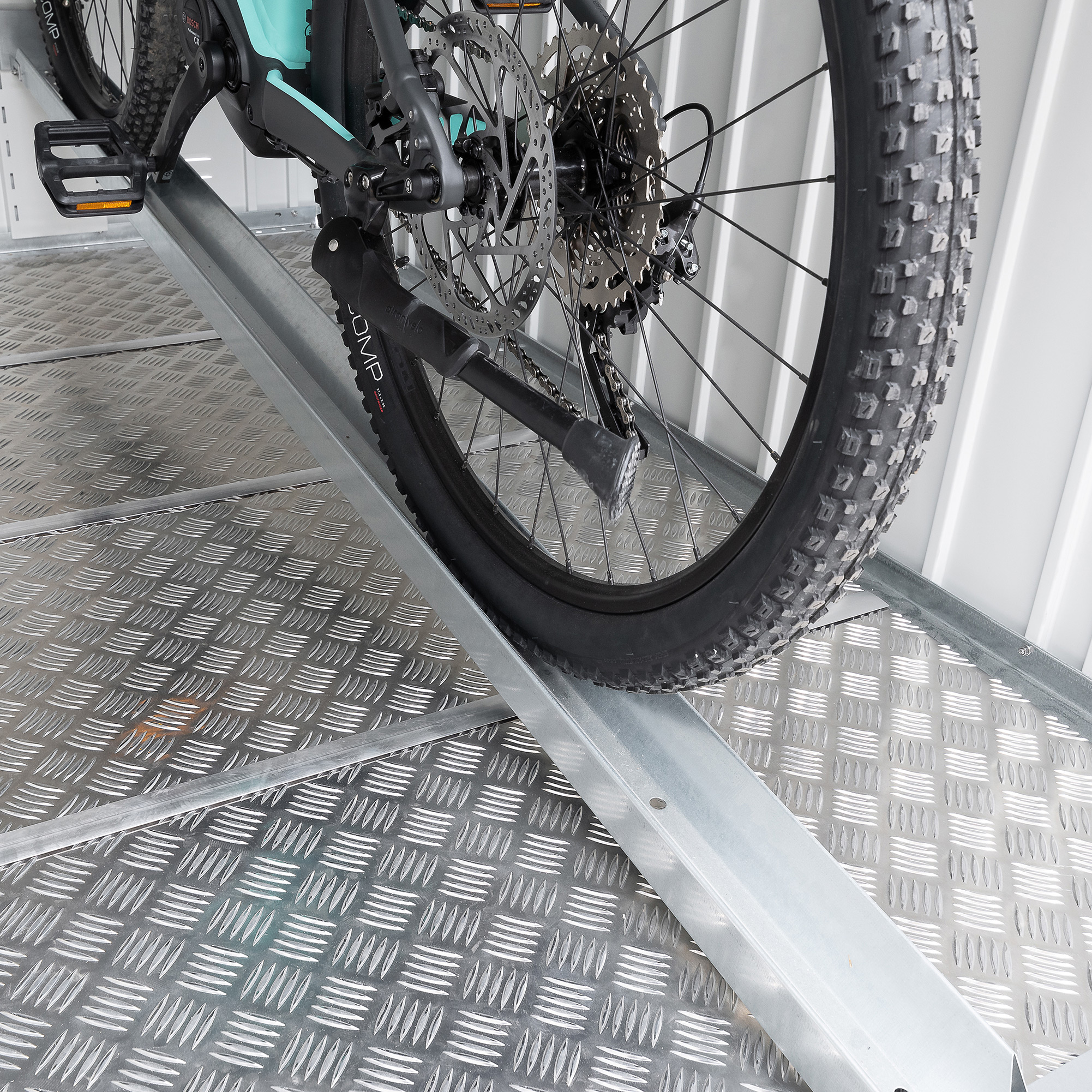 Cykelhängare Biohort MiniGarage L Silver/Metallic