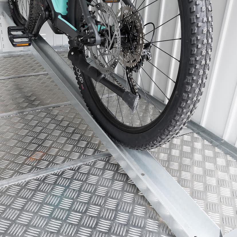 Cykelhängare Biohort MiniGarage L Silver/Metallic