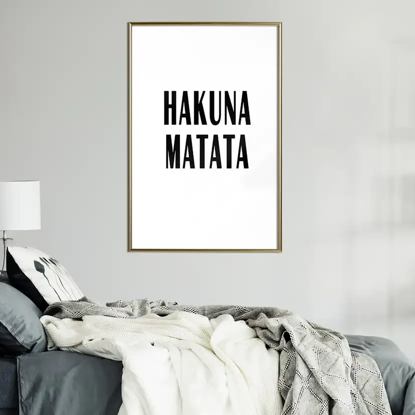 Poster Artgeist Affisch Hakuna Matata