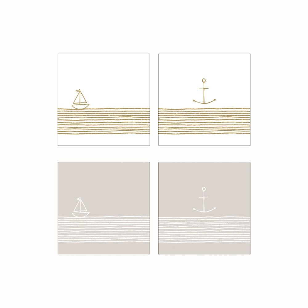 Servetter Paperproducts Design PPD Mixade 4 st 20-pack