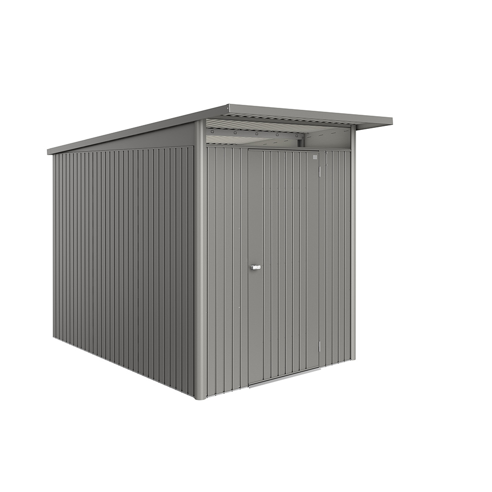 Redskapsbod Biohort Avantgarde Eco A3 Metallic Kvartsgrå Standarddörr