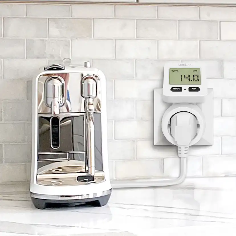 Energimätare LogiLink Med Kostnadsberäkning och Roterbar Display