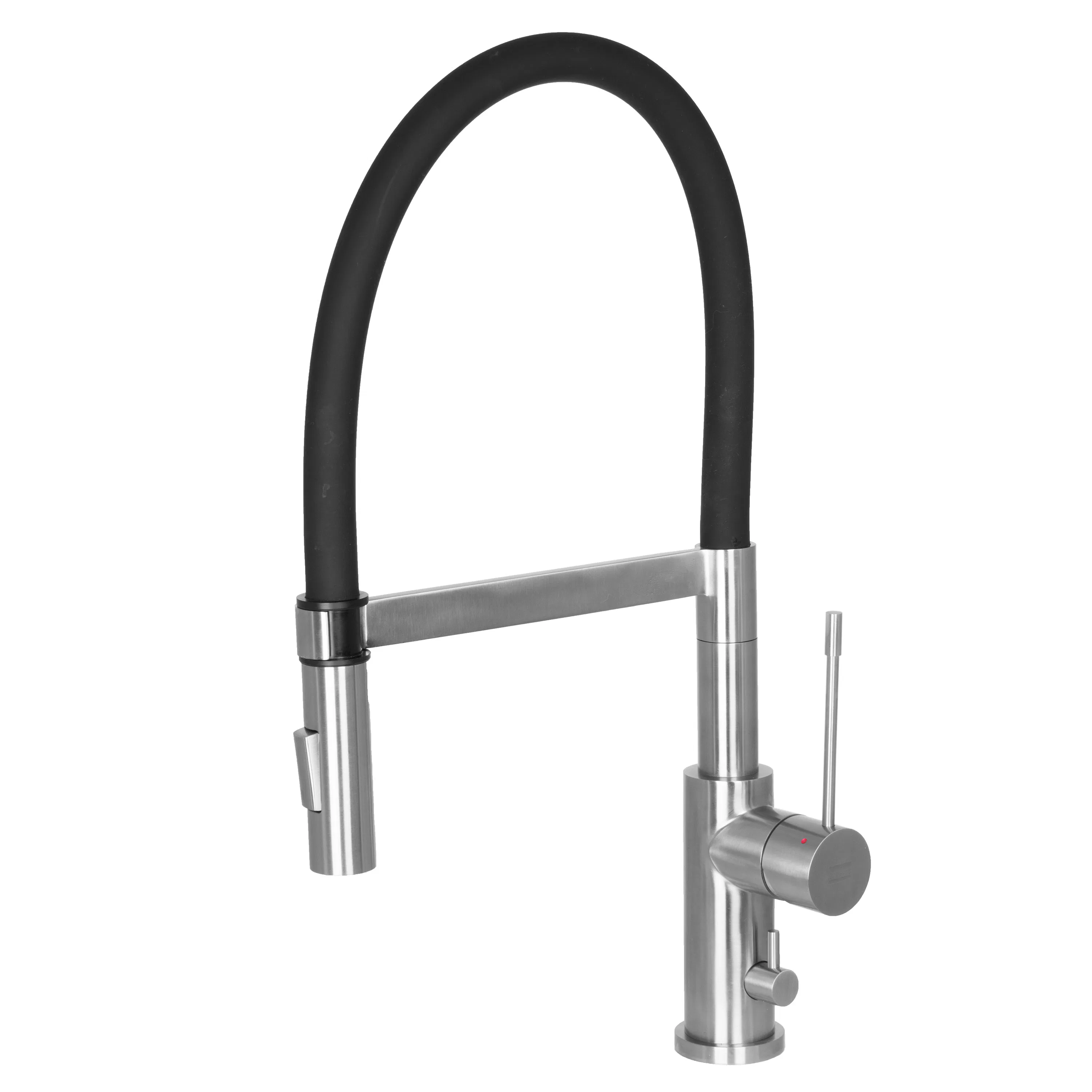 Köksblandare Strand Stainless Orust Rostfri/Svart