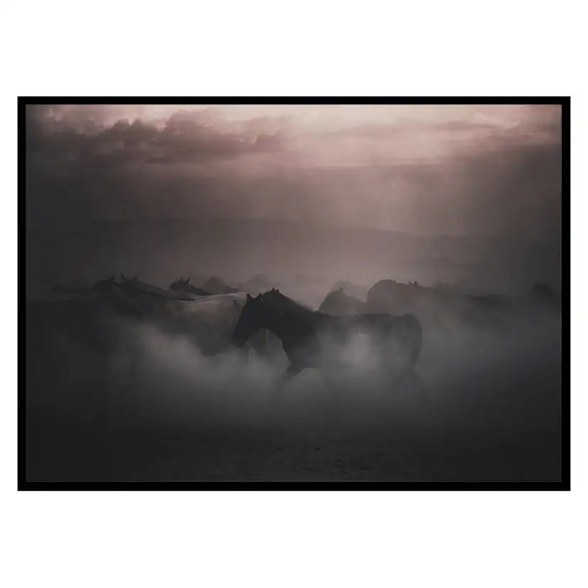 Poster Gallerix Sunset Horses