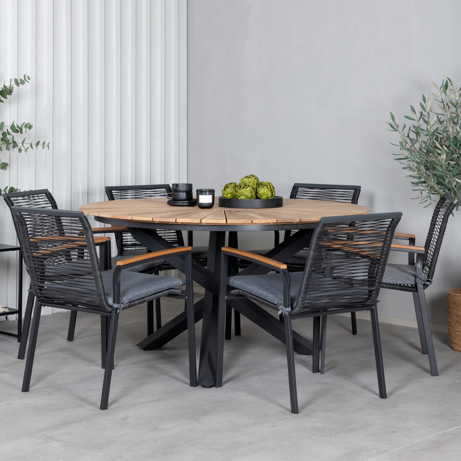 Matgrupp Venture Home Meya med 6 Douglas Matstolar