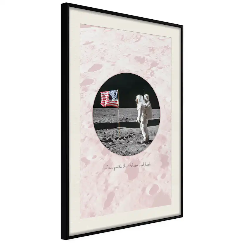 Poster Artgeist Affisch Love You to the Moon and Back