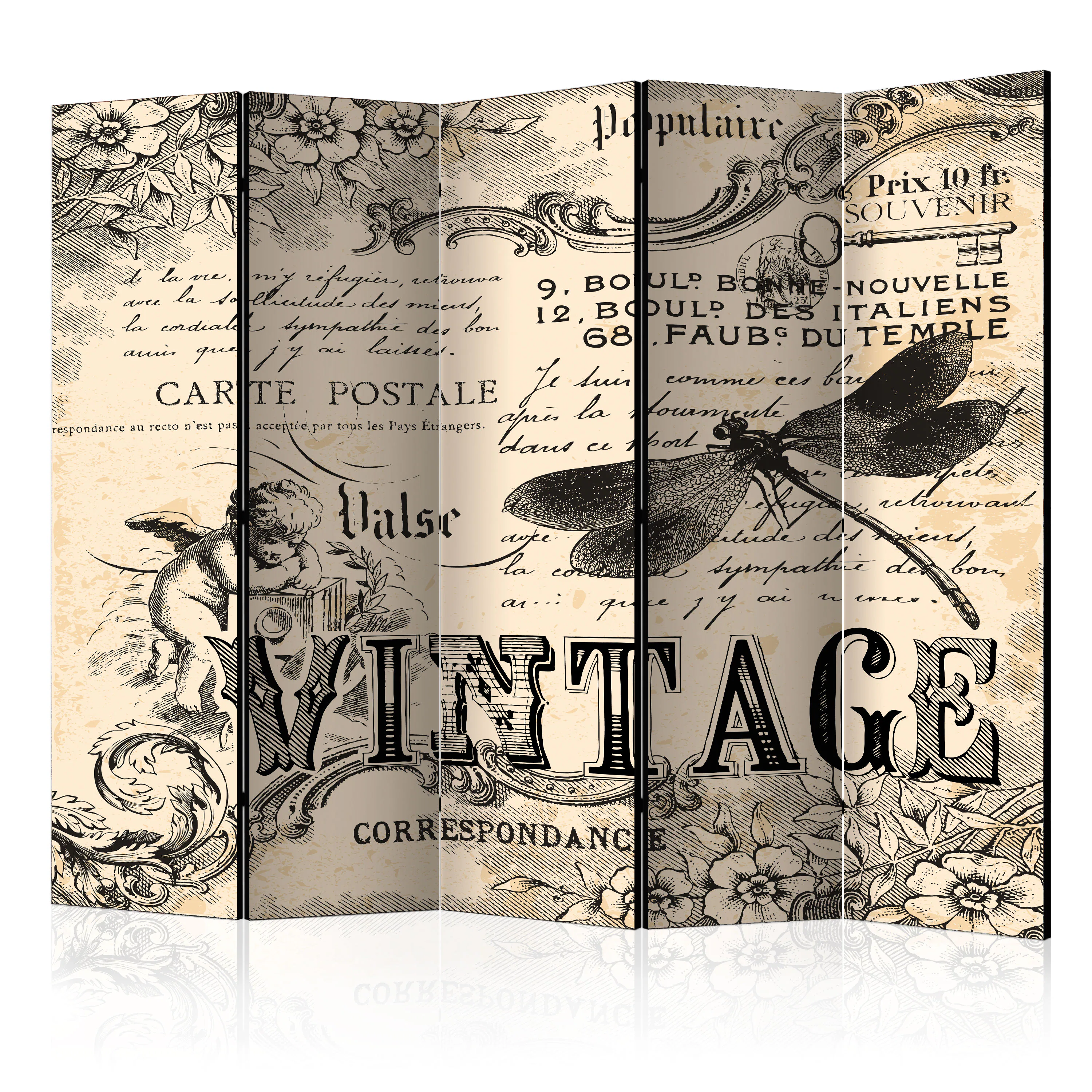 Rumsavdelare Arkiio Vintage Correspondence II 225x172 cm