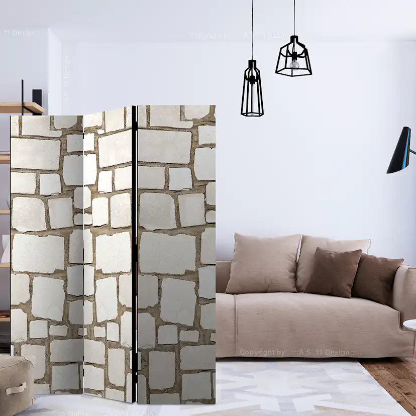 Rumsavdelare Skärmvägg Arkiio Stone Riddle 135x172 cm