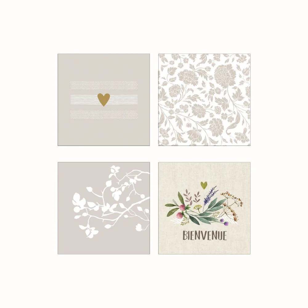 Servetter Paperproducts Design PPD Mixade 4 st 20-pack