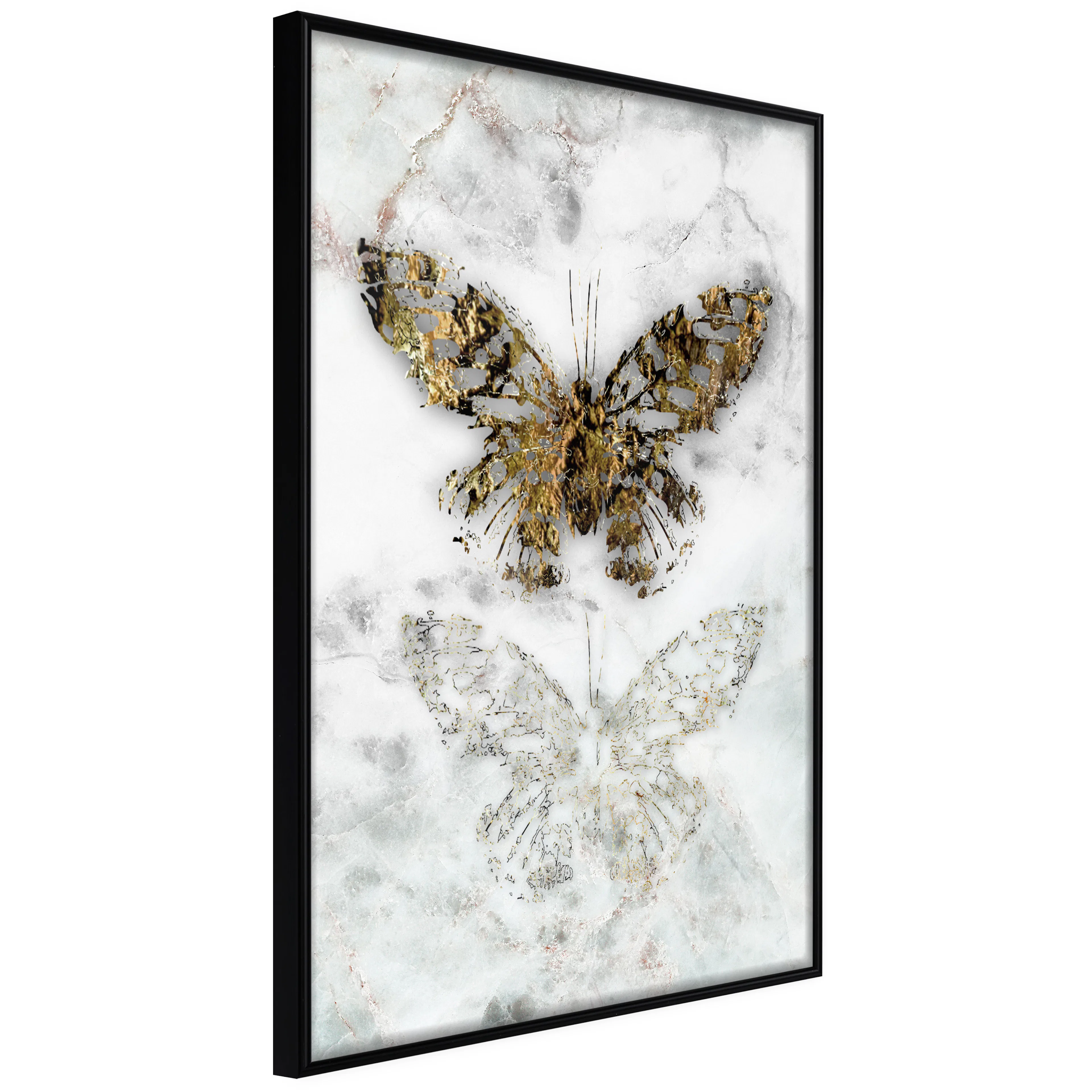 Affisch - Immortal Butterfly [Poster] 40x60 Svart ram, 40x60 cm
