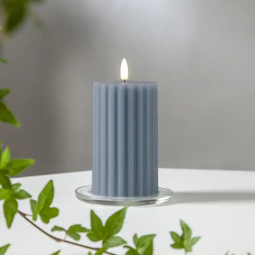 Blockljus Star Trading Flamme Stripe