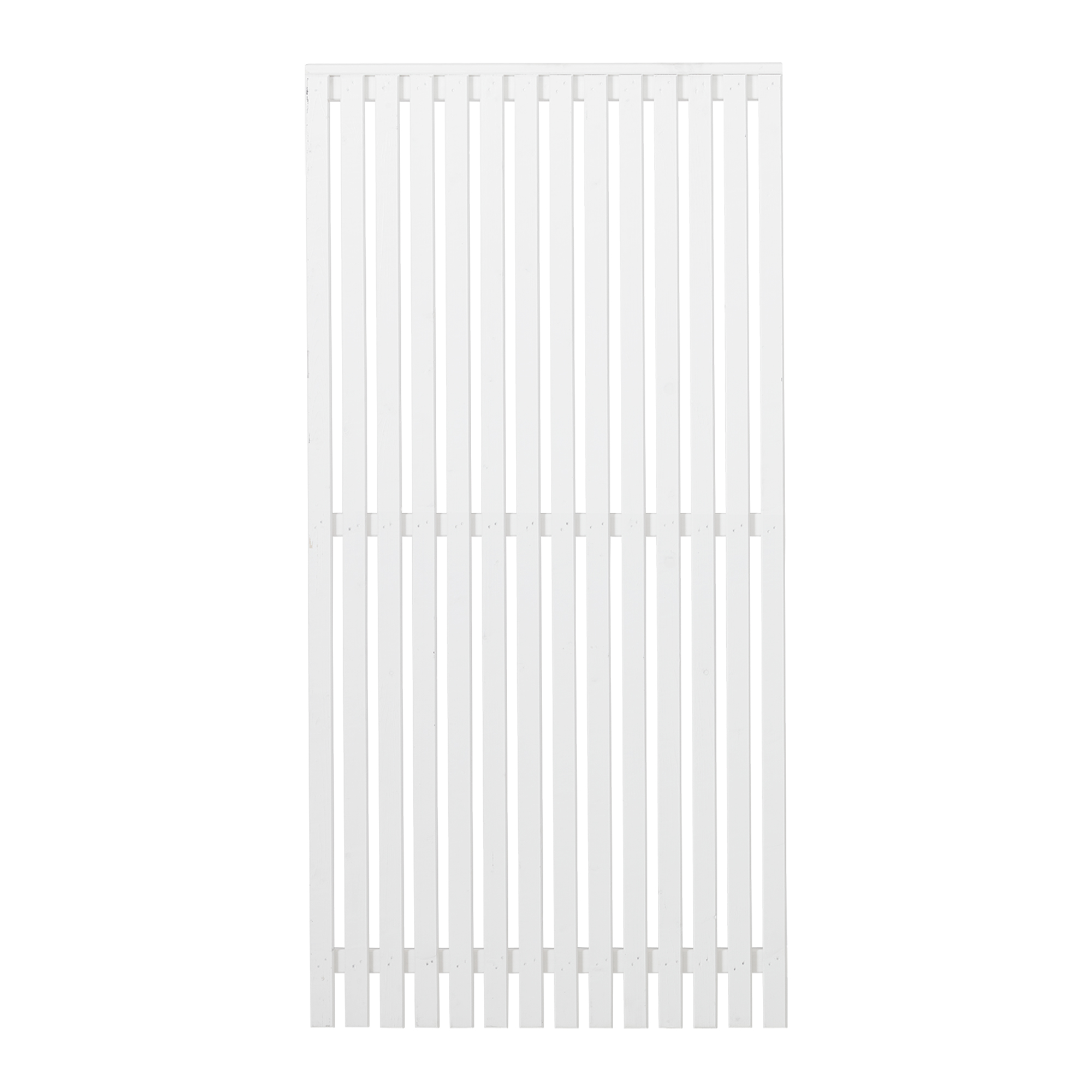 Staket PLUS Sendai Grundmålad Vit 90×180 cm