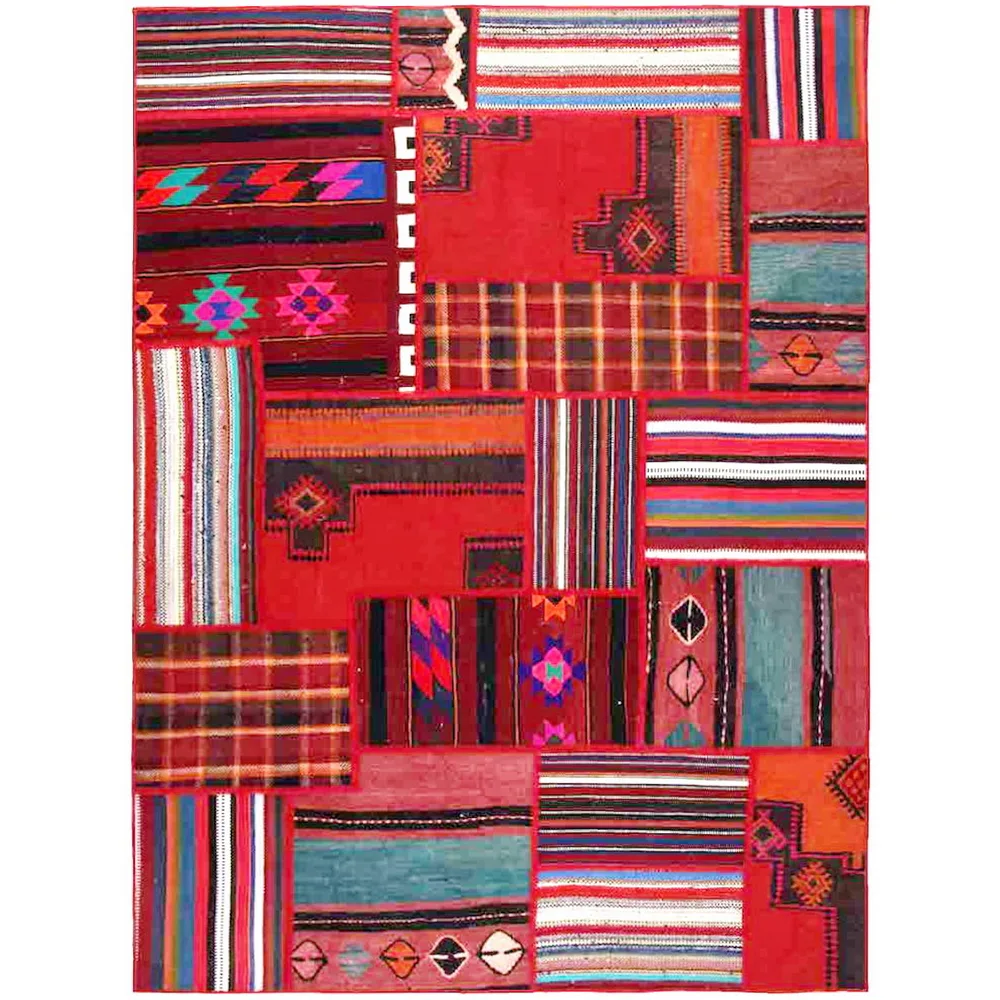 Persisk Patchworkmatta Arkiio Flerfärgad 153x206