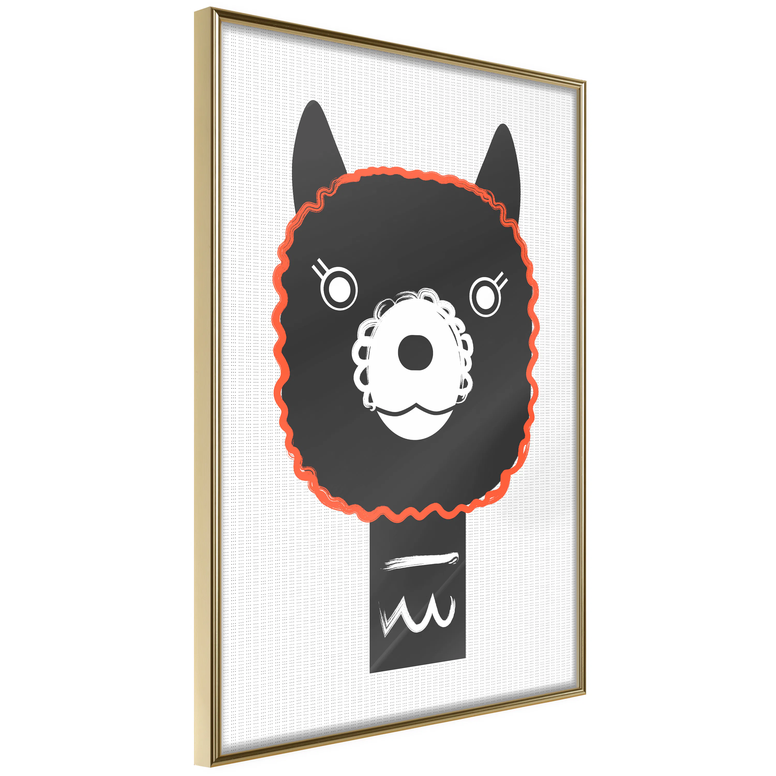 Poster Artgeist Affisch Decorative Alpaca