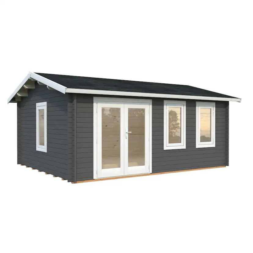 Iris 19,1 m2 PNT7012W2 Mörkgrå/Vit
