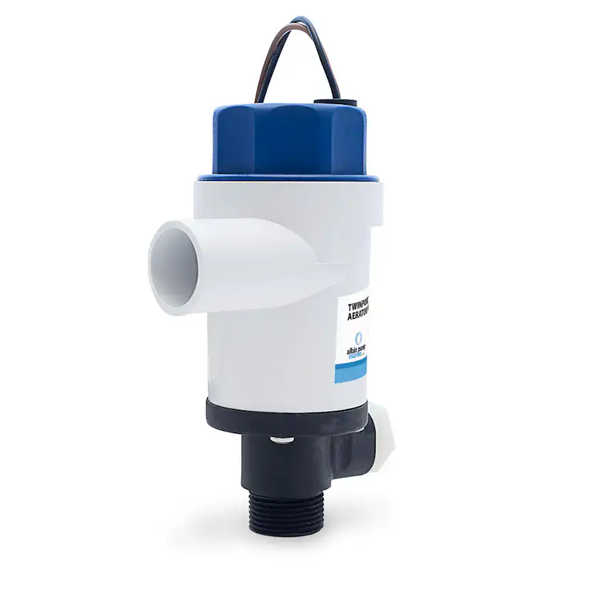 Pump Albin Group Marine Twinport Aerator 1100 GPH 12V