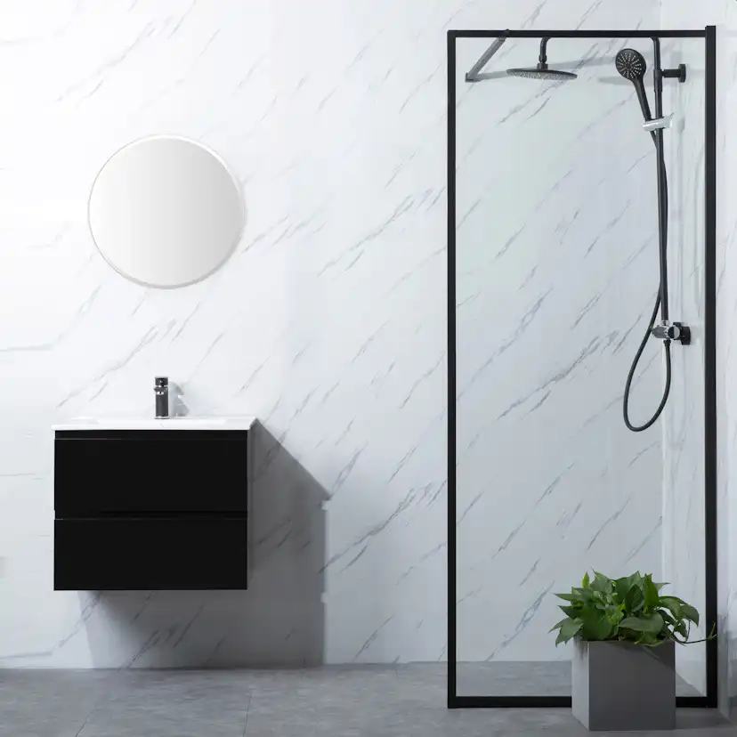 Duschvägg Bathlife Profil Rak