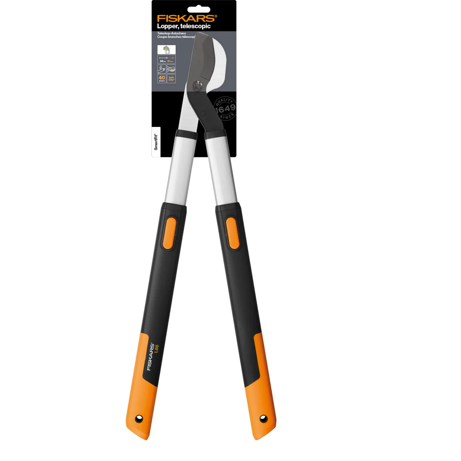 Grensax Fiskars SmartFit Teleskopisk L86