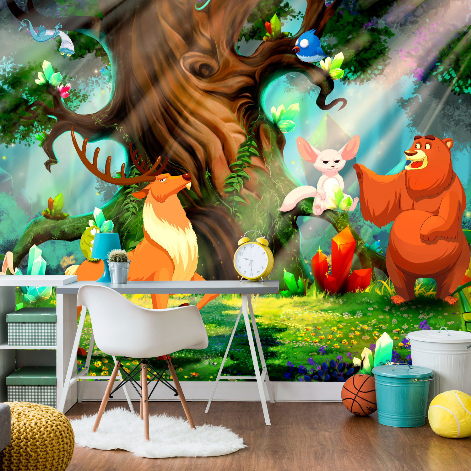 Fototapet Arkiio Bear And Friends 450x315 cm