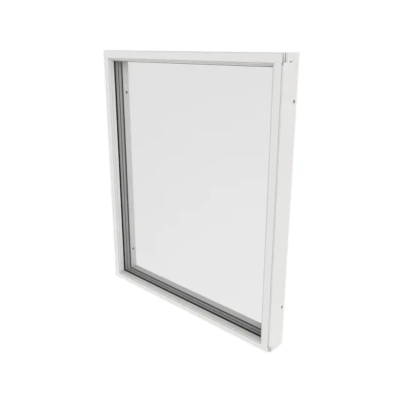 Fast Fönster Outline 3-Glas Aluminium