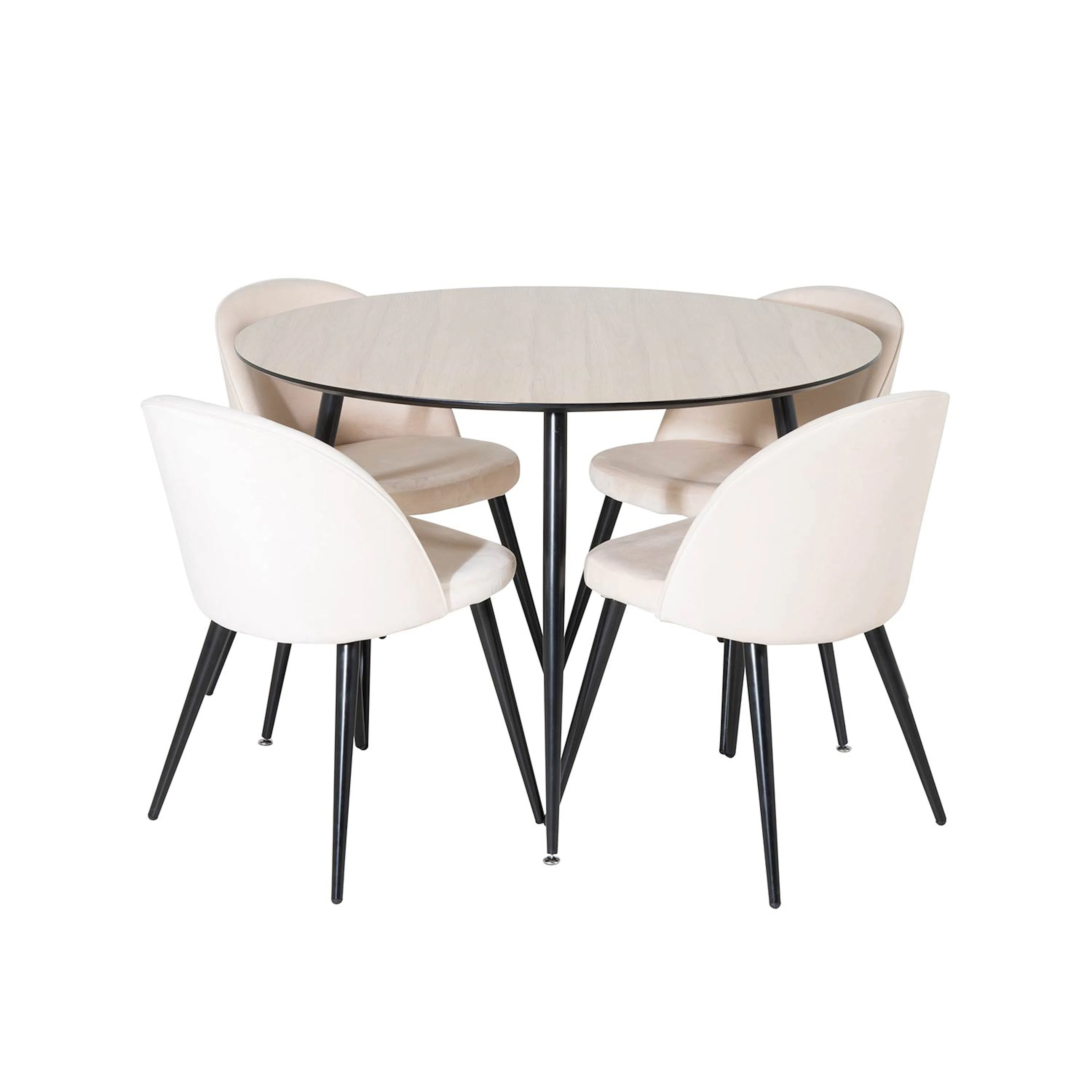 Natur/Svart/Beige