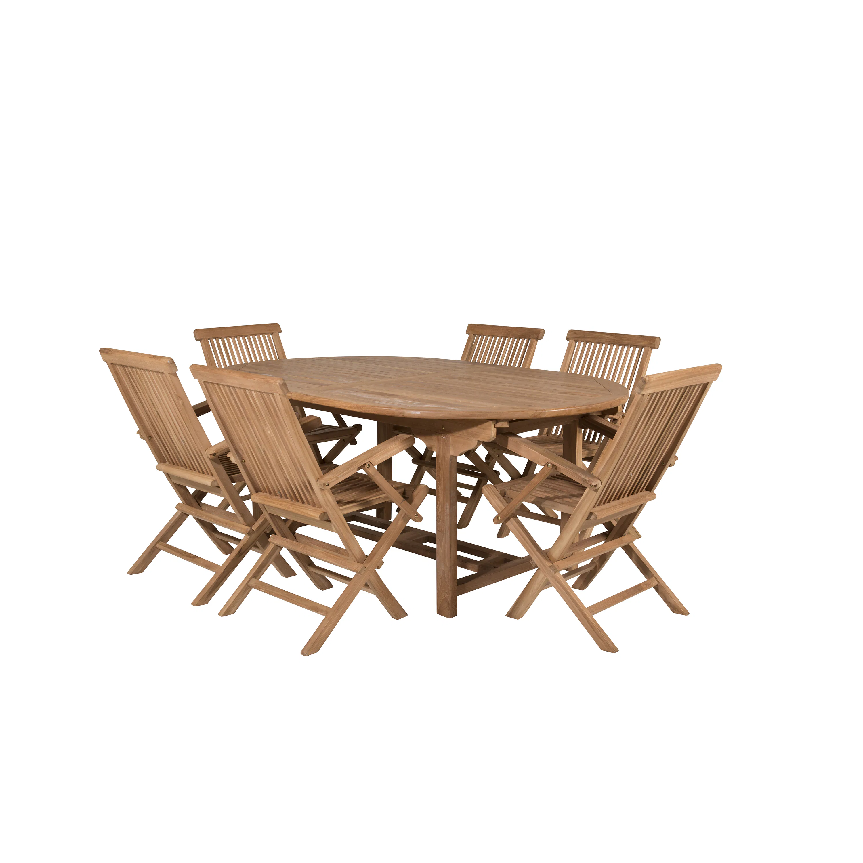 Matgrupp Venture Home Kiara 180/240 med 6 Stolar Med Armstöd