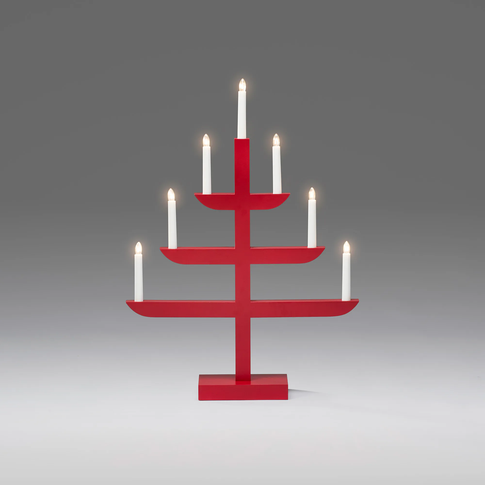 Adventsljusstake Gnosjö Konstsmide 7L på Fot H65