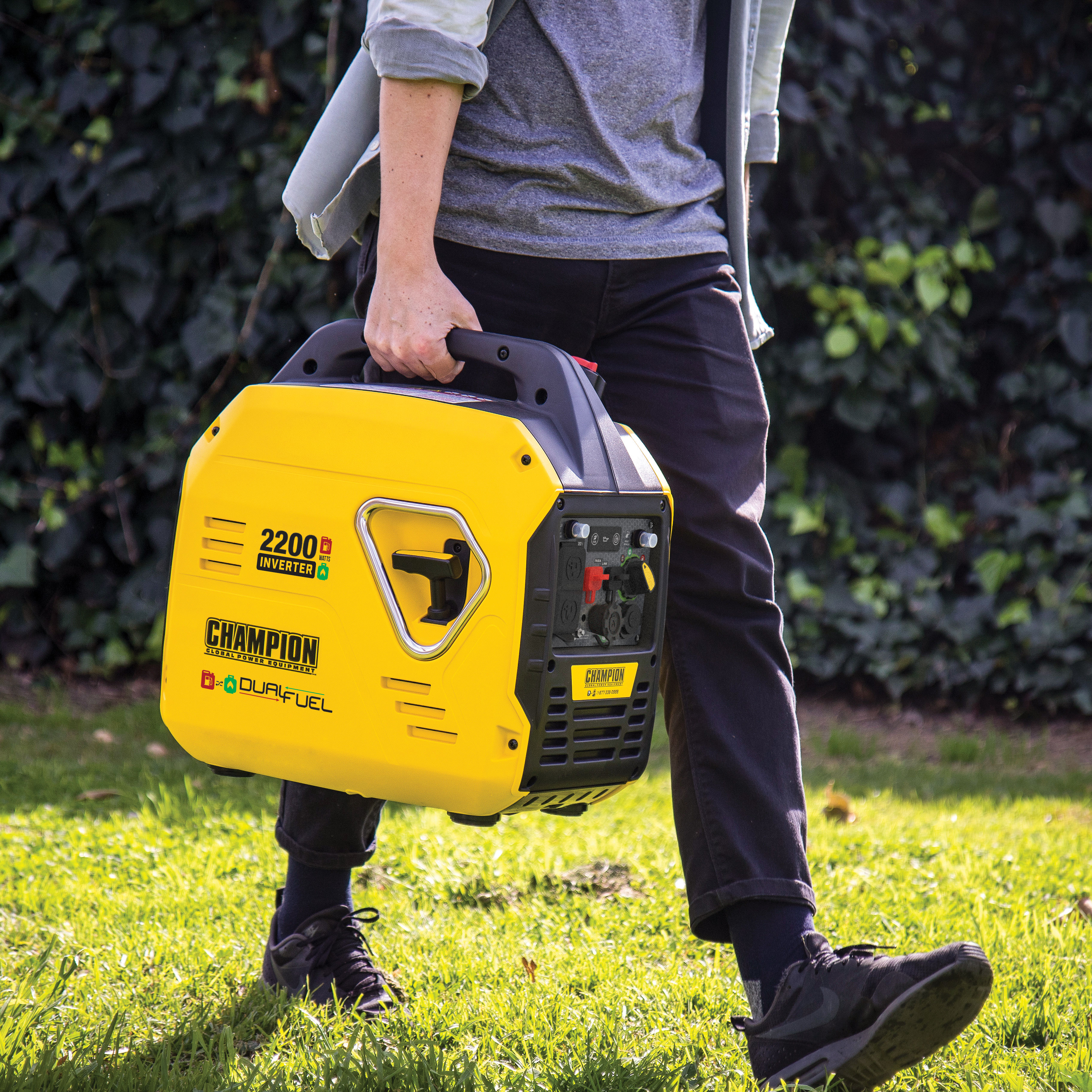 Inverterelverk Champion Generators Dual-Fuel - The Mighty Atom