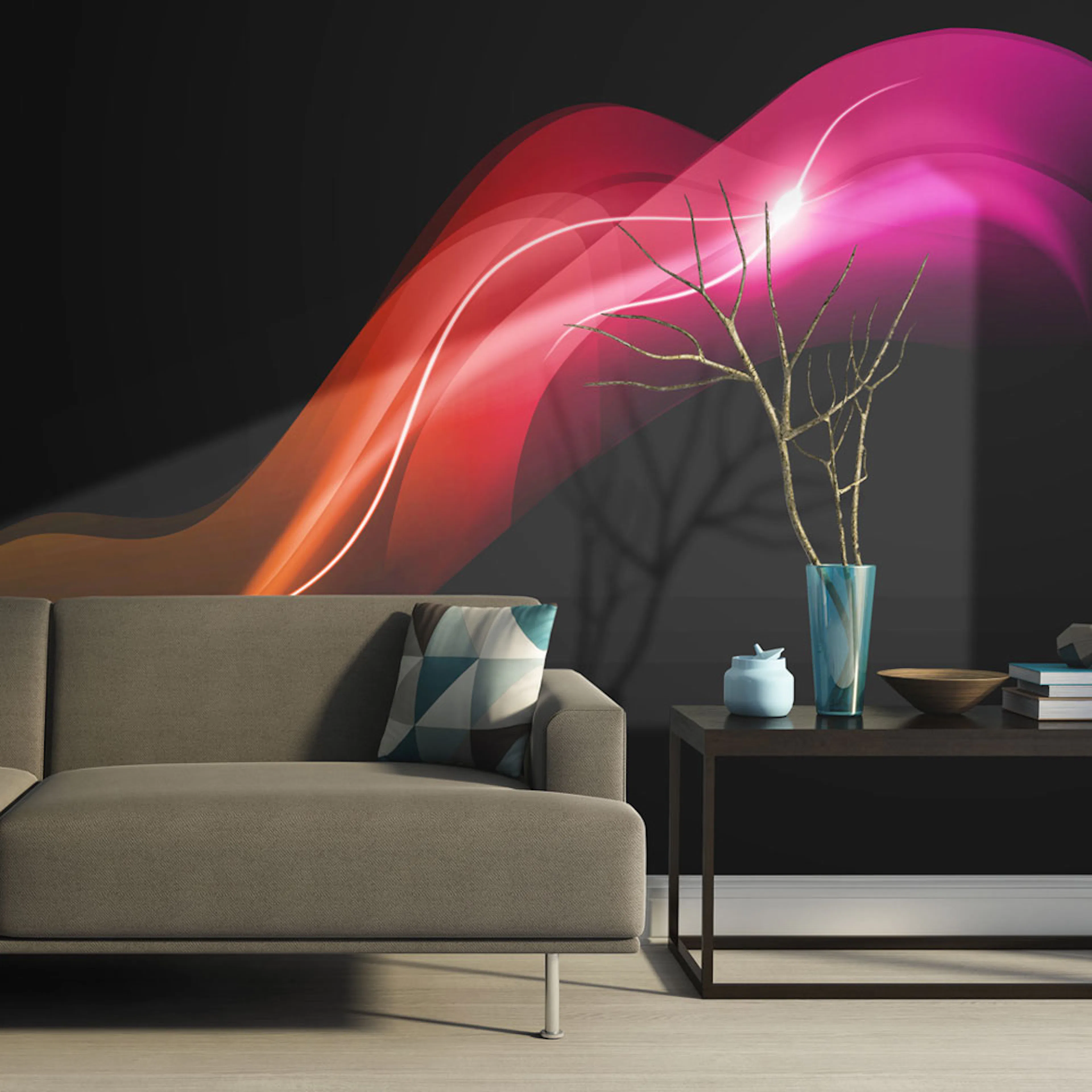 Fototapet Arkiio Abstract Colorful Jellyfish