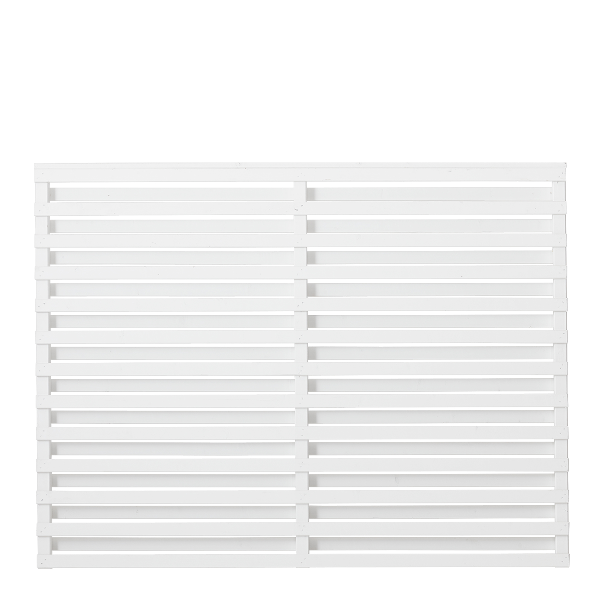 Staket PLUS Osaka Grundmålad Vit 180×136 cm