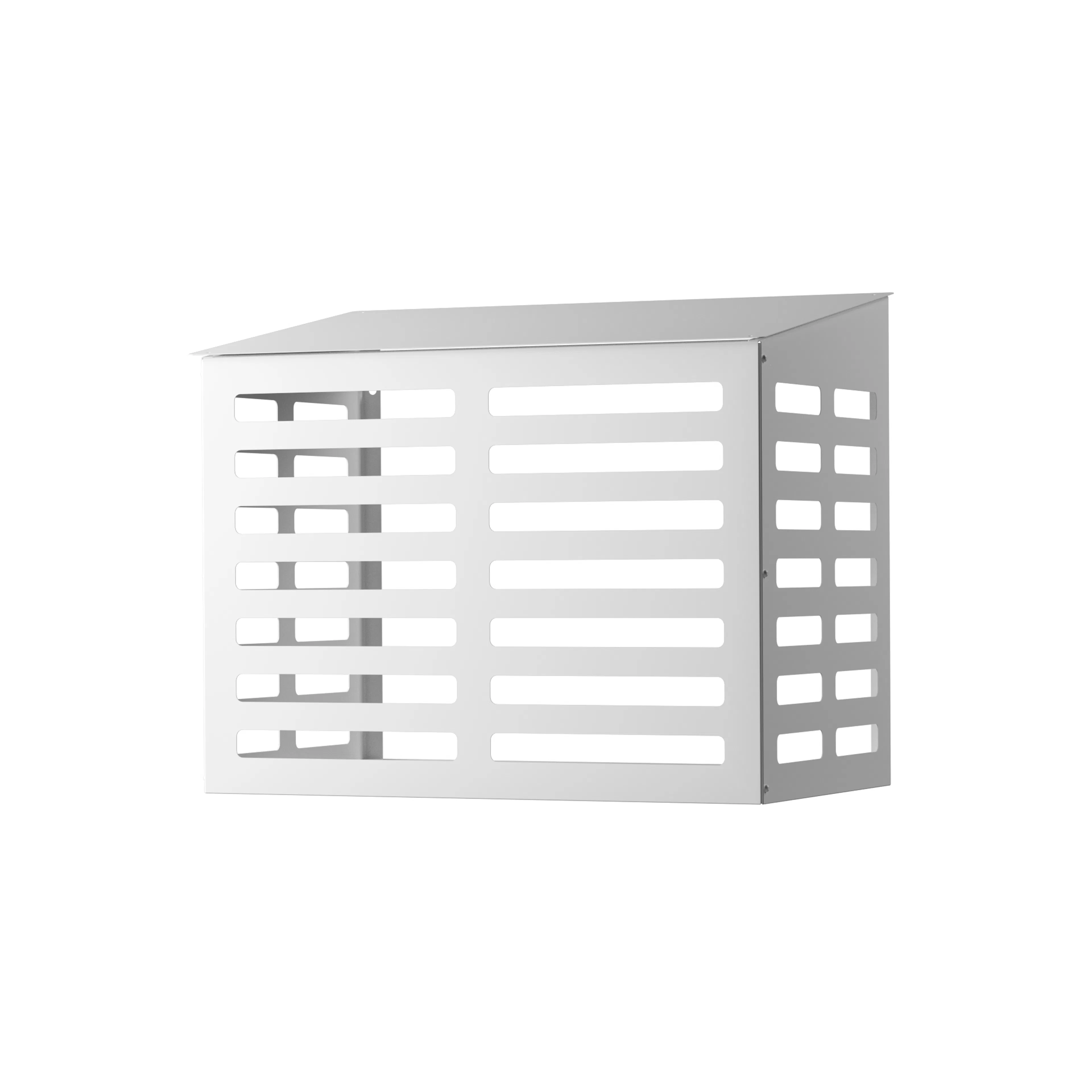 Värmepumpskydd Skotte Garden Förgalvad Vit Plåt