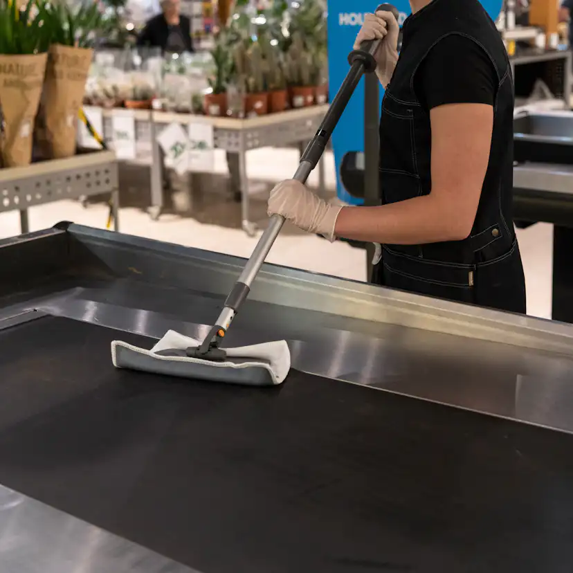 Mopp Vikan Kit Easyshine Kit m/Flexibelt Moppstativ