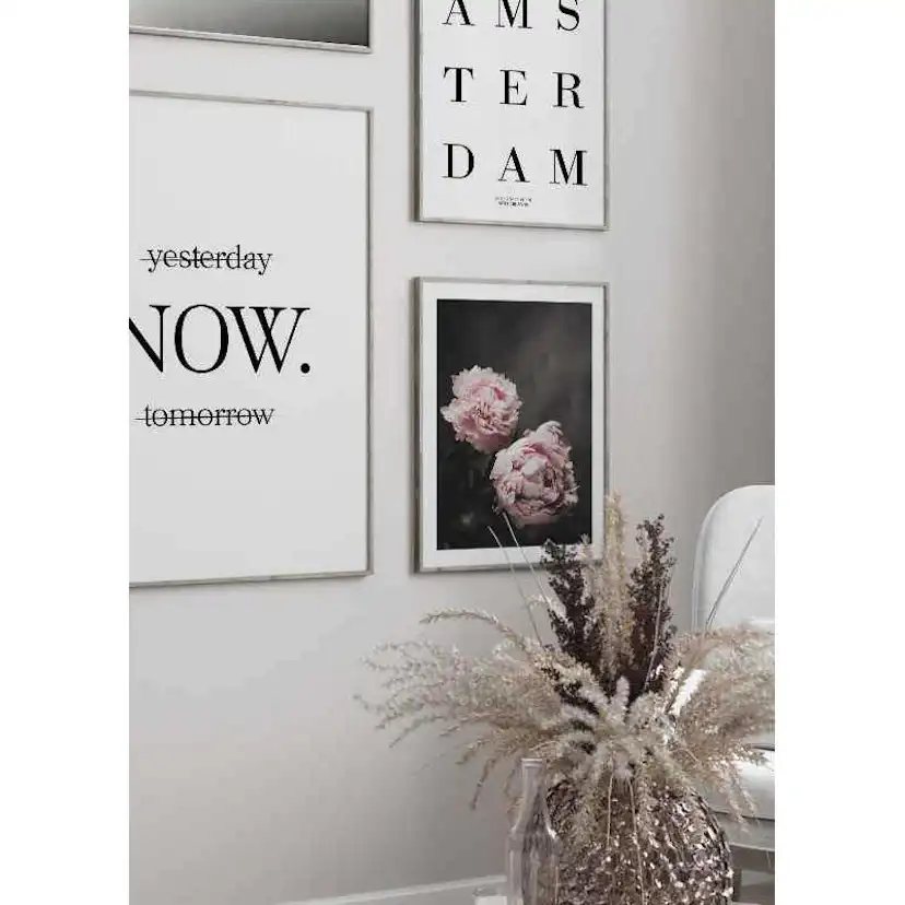 Poster Gallerix Pink peonies No2