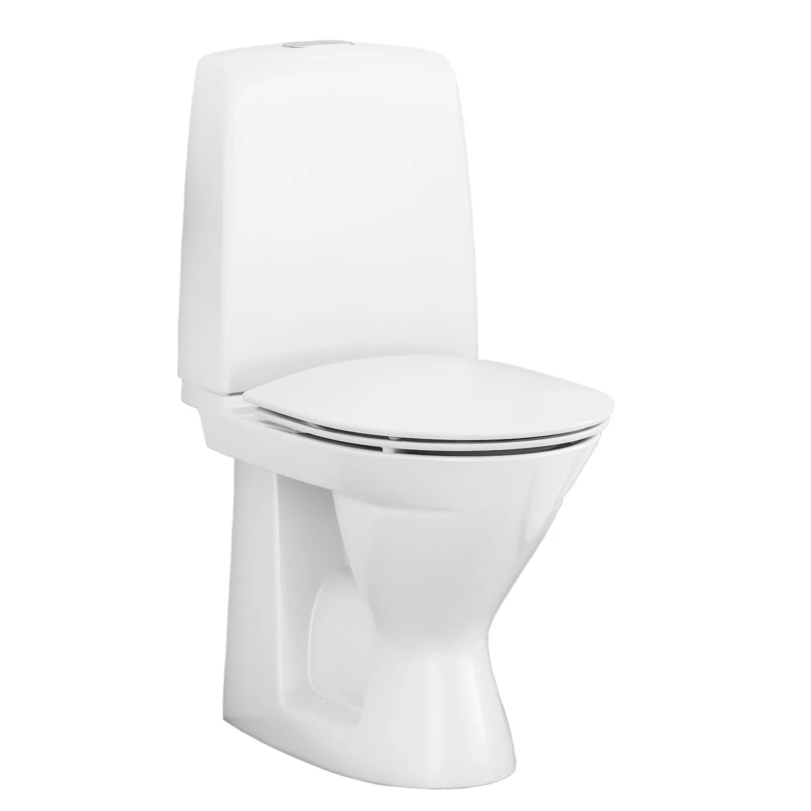 Toalettstol Ifö Spira 6260 Rimfree Hårdsits Vit med Snabbkop Ifö Spira 6260 Rimfree Hårdsits;Snabbkoppling; Fasta beslag och hål för armstöd Dubbelspolning 4/2 l