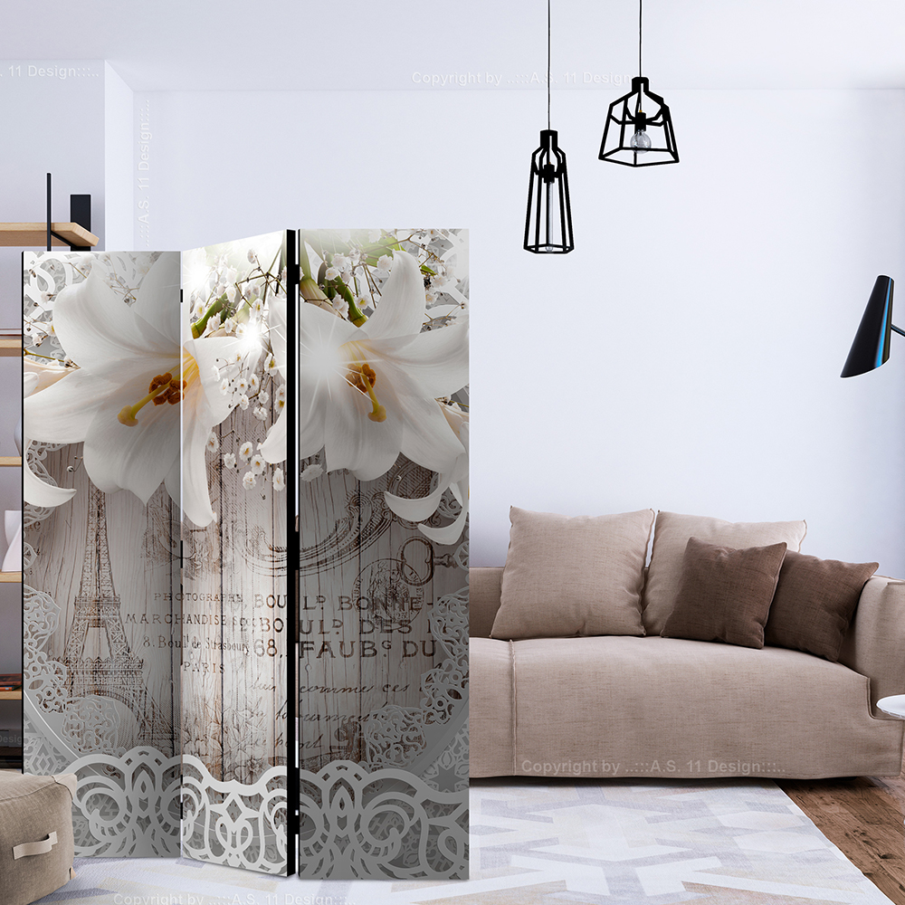 Rumsavdelare Arkiio Lilies And Quilted Background 135x172 cm