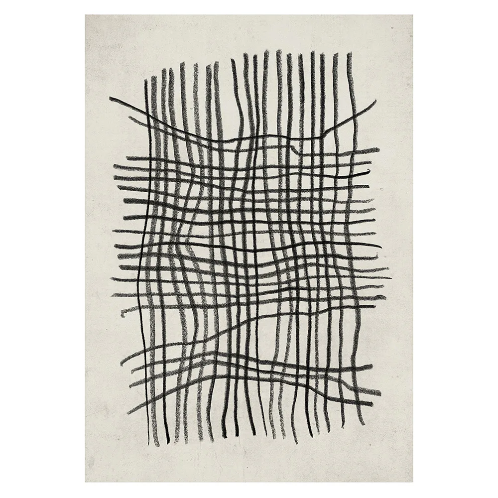 Posters Venture Home Linework Beige/svart