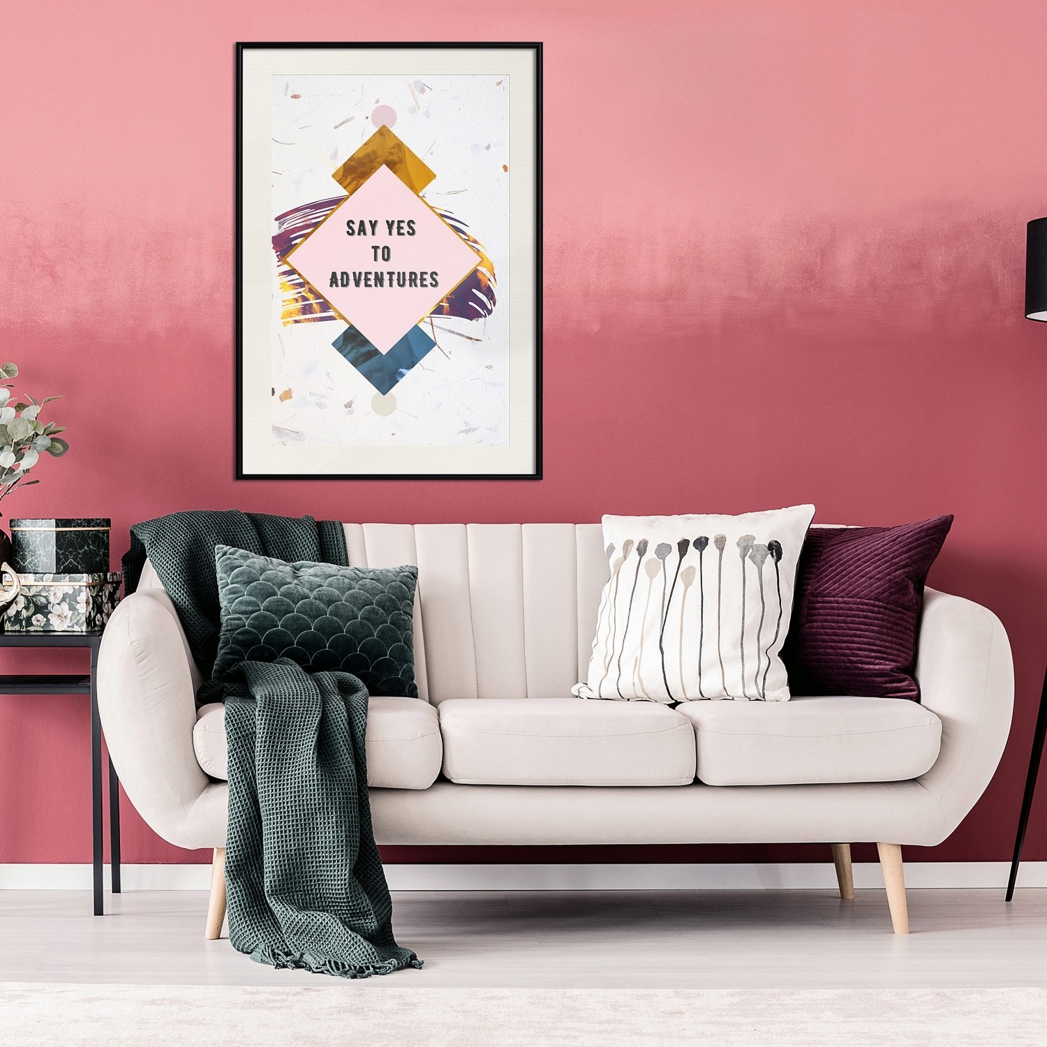 Poster Artgeist Affisch Say Yes to Adventures