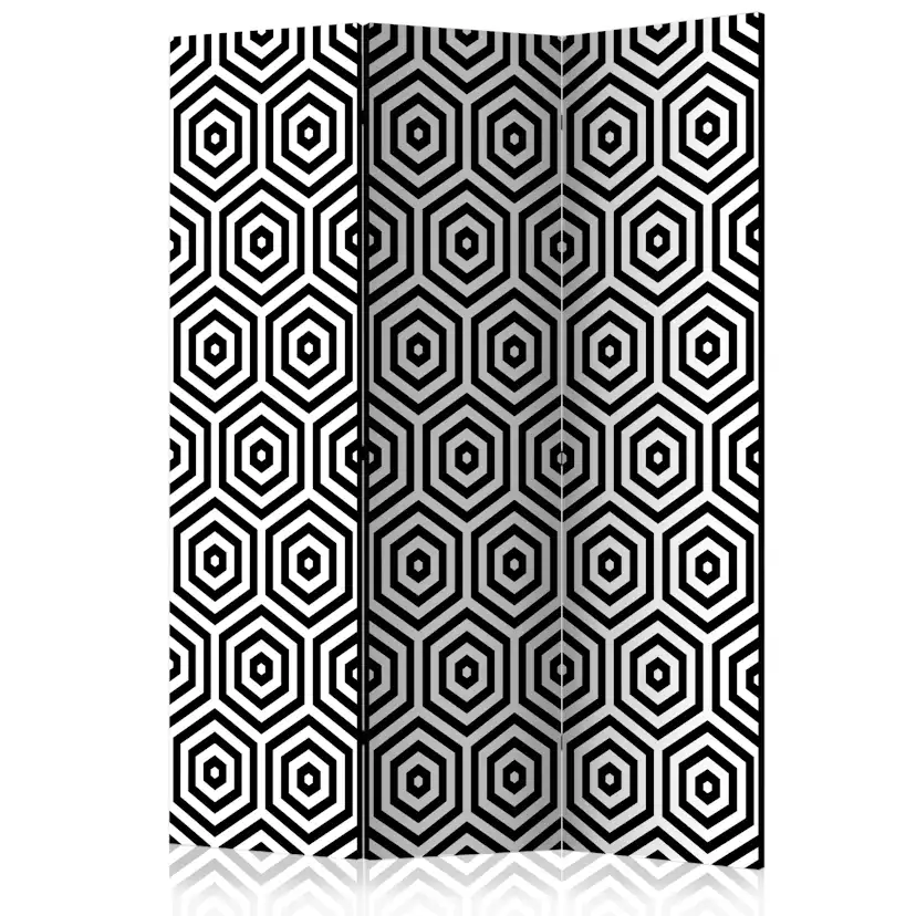 Rumsavdelare Arkiio Black And White Hypnosis 135x172 cm