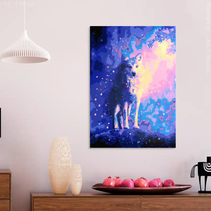 Gör-det-själv Målningar Arkiio Wolf