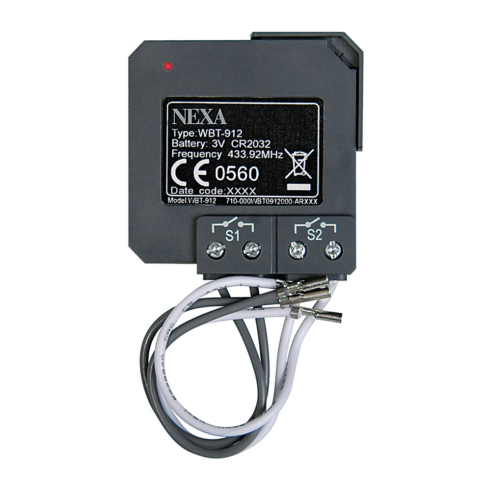 Infälld Sändare Nexa WBT-912 2-kanals