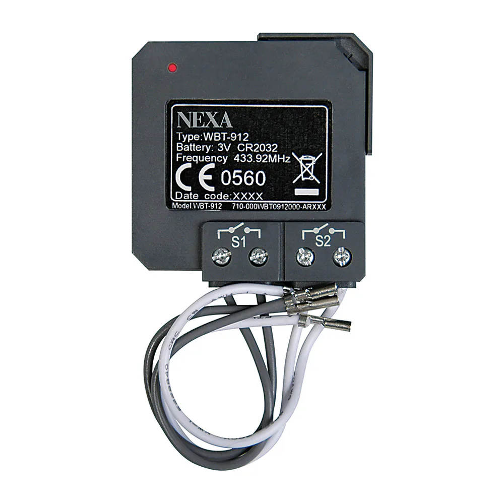 Infälld Sändare Nexa WBT-912 2-kanals