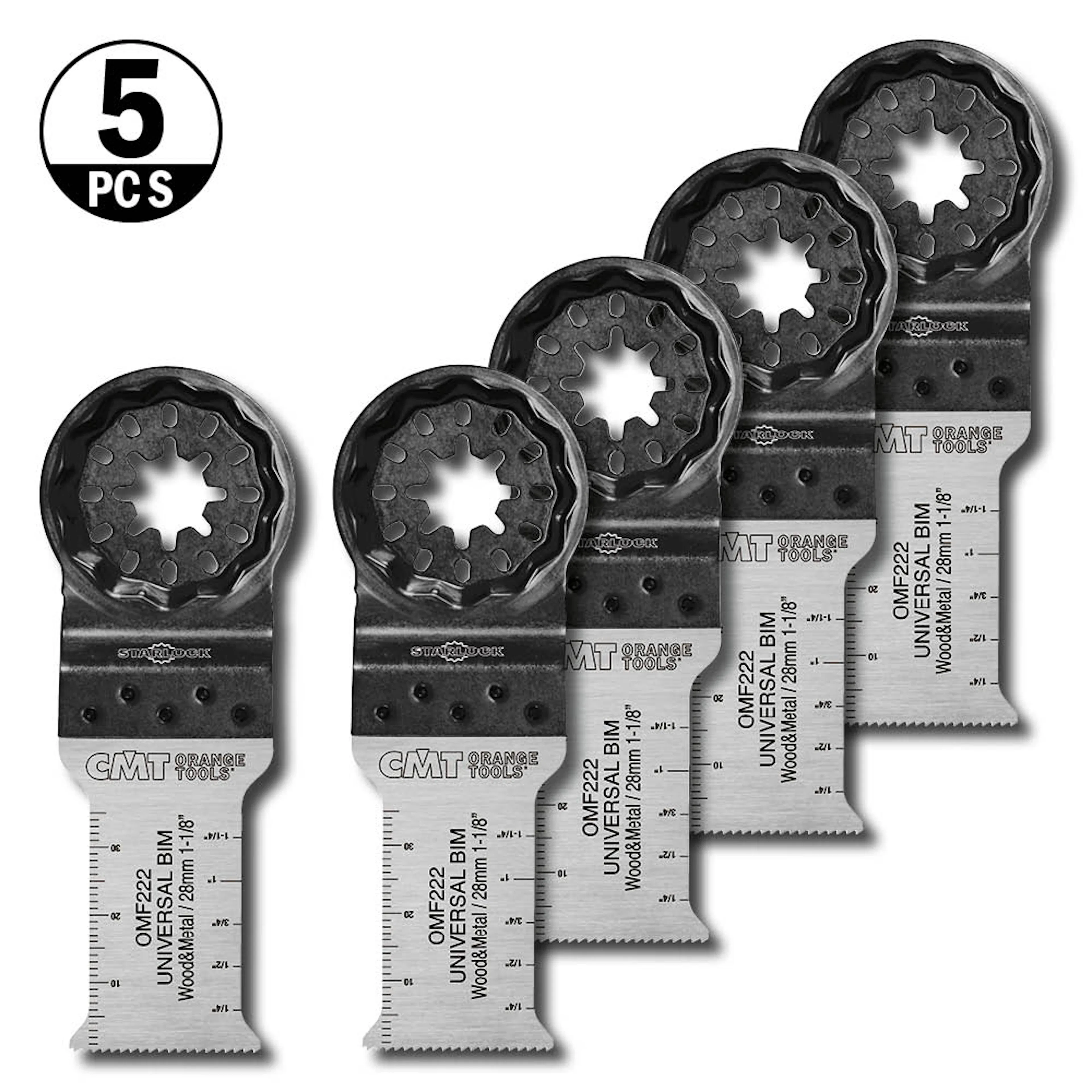 Starlock CMT Orange Tools 28x55mm BIM Trä/metall 5 st