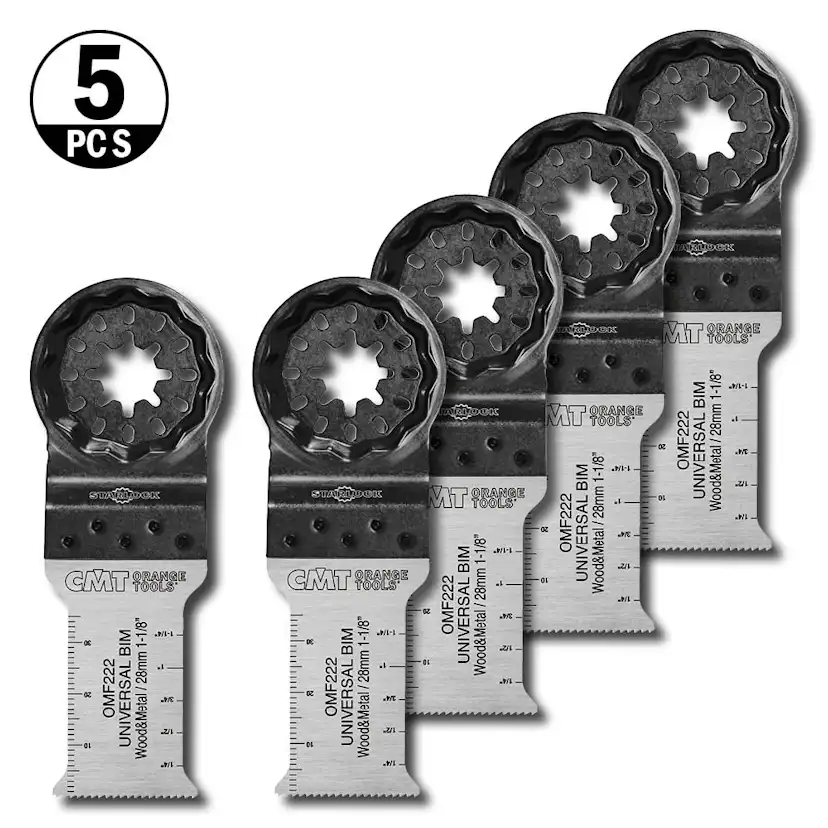 Starlock CMT Orange Tools 28x55mm BIM Trä/metall 5 st