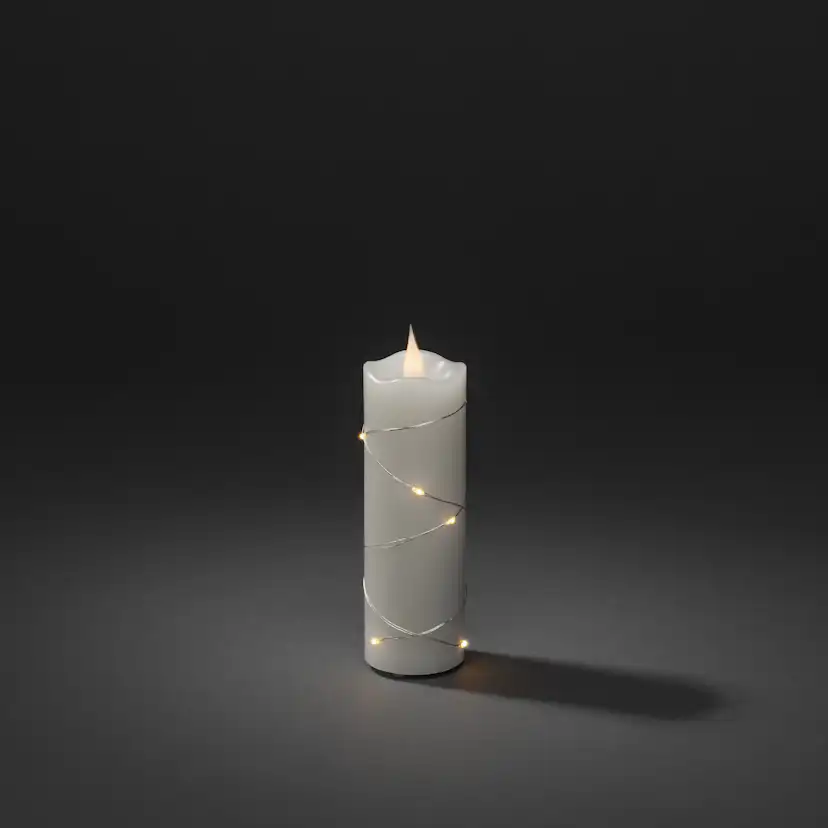 Vaxljus Gnosjö Konstsmide Micro-LED 1824-26 2xAA Batteriljus