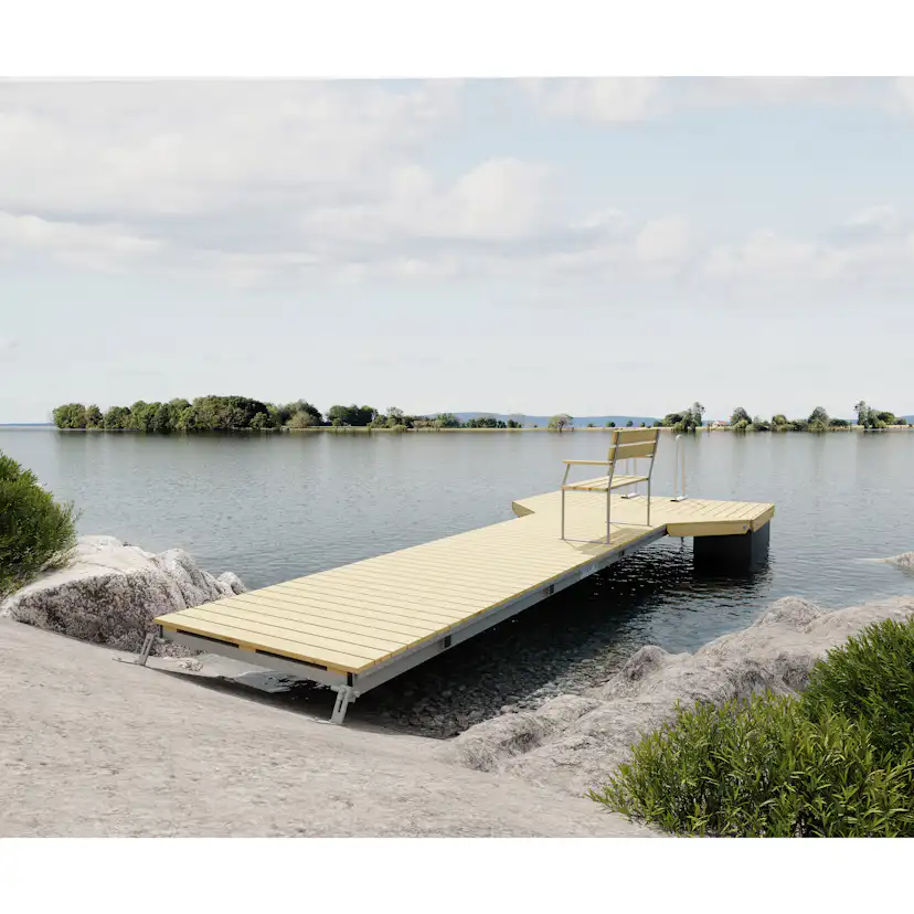 Brygga Luoman Lumme LB 3-2 2,3x5,8 m